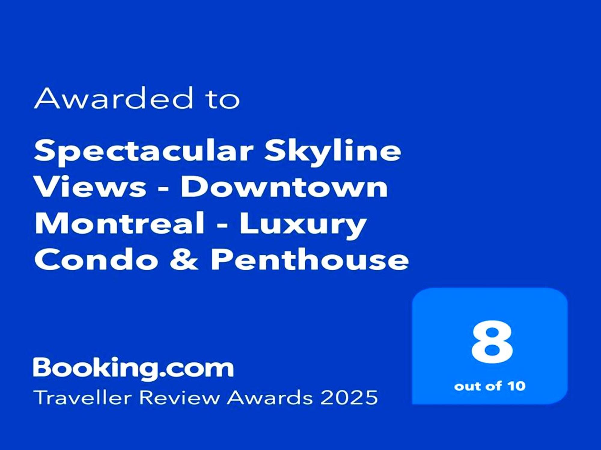 Spectacular Skyline Views - Downtown Montreal - Luxury Condo & Penthouse 외부 사진